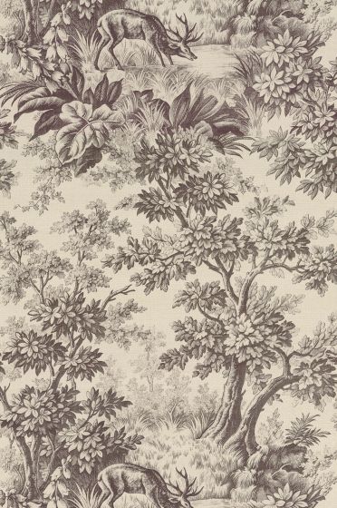 Stag Toile -巧克力